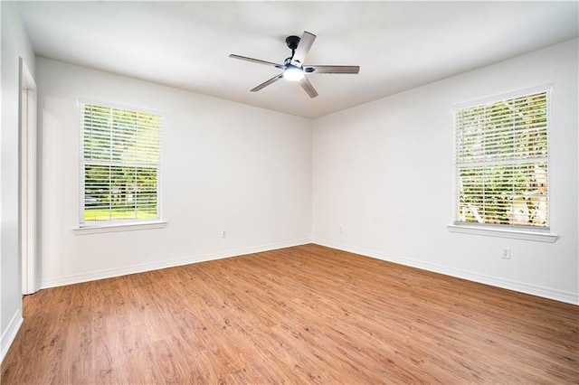 5108 Highcrest Dr, Mobile, AL 36693 - spare room with wood finished floors and a ceiling fan