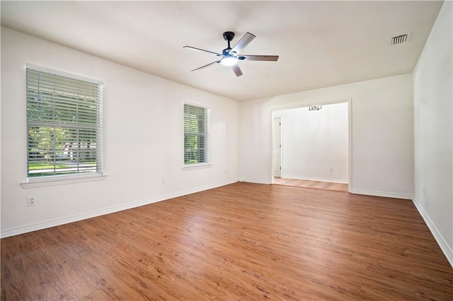 5108 Highcrest Dr, Mobile, AL 36693 - empty room featuring wood finished floors and ceiling fan