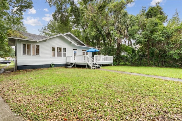 13 Demouy Ave, Mobile, AL 36606 - view of home's exterior with a deck