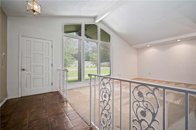 504 Vaughan Dr N, Satsuma, AL 36572 - entrance foyer featuring brick floors and baseboards