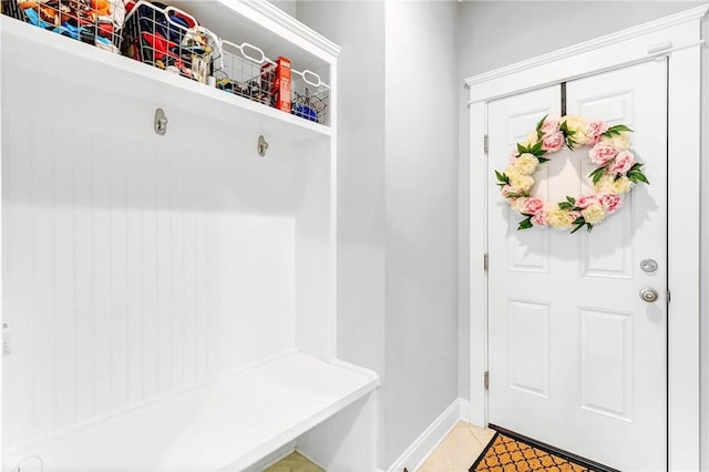 8662 Daintree Ct, Daphne, AL 36526 - mudroom with baseboards and light tile patterned flooring