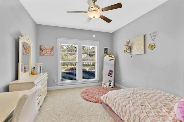 8662 Daintree Ct, Daphne, AL 36526 - carpeted bedroom featuring baseboards and ceiling fan