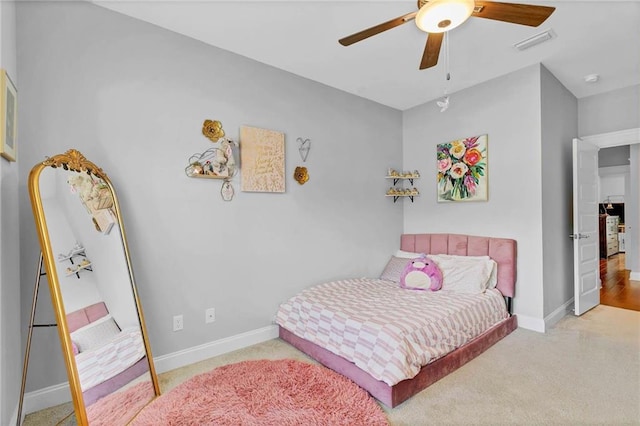 8662 Daintree Ct, Daphne, AL 36526 - bedroom featuring carpet flooring and ceiling fan