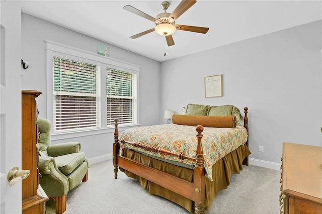 8662 Daintree Ct, Daphne, AL 36526 - carpeted bedroom with baseboards and a ceiling fan