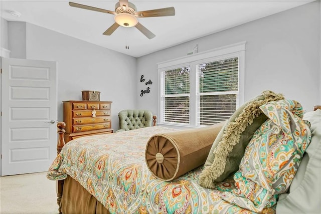 8662 Daintree Ct, Daphne, AL 36526 - carpeted bedroom with a ceiling fan