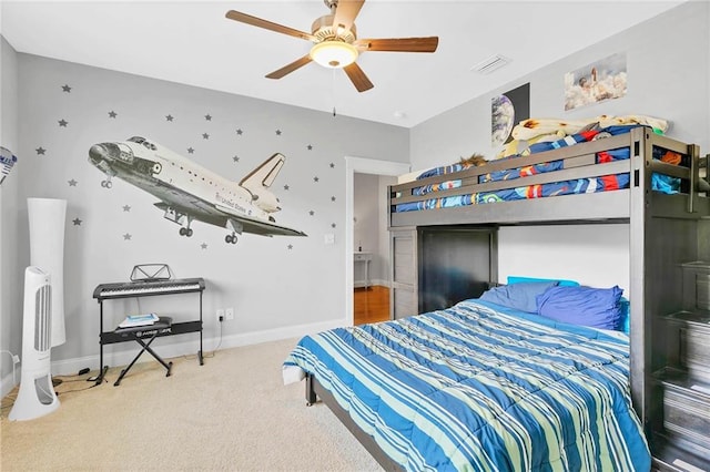 8662 Daintree Ct, Daphne, AL 36526 - bedroom with carpet floors and ceiling fan
