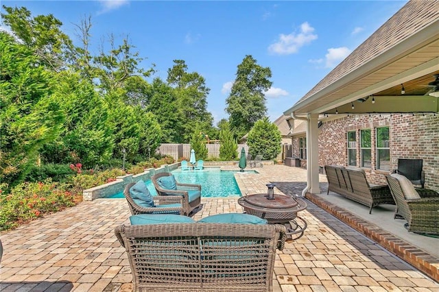 8662 Daintree Ct, Daphne, AL 36526 - fenced backyard with a patio