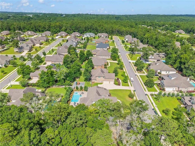 8662 Daintree Ct, Daphne, AL 36526 - aerial view of residential area with a forest