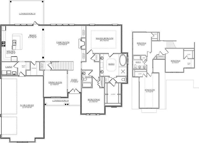 8662 Daintree Ct, Daphne, AL 36526 - view of floor plan / room layout