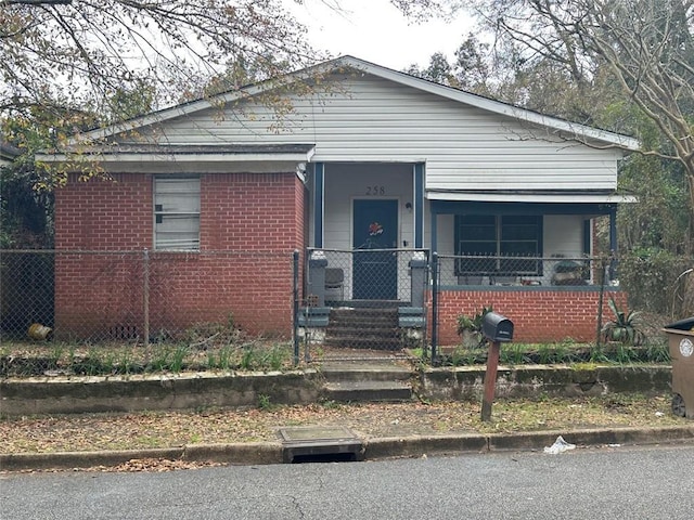 bungalow with a porch