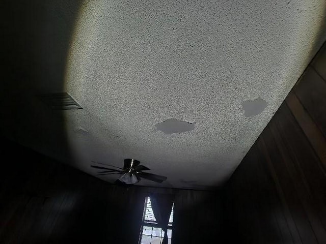 5320 Catherine Dr, Satsuma, AL 36572 - detailed view of a textured ceiling and ceiling fan