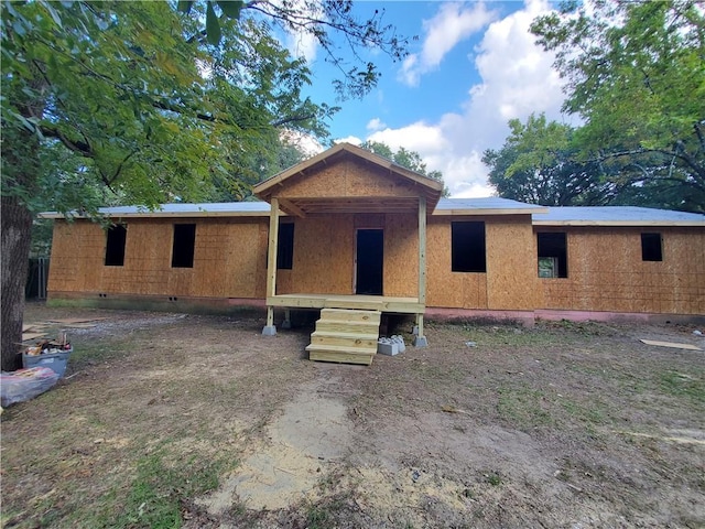 view of front of home