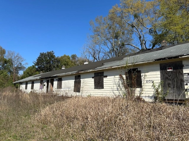 view of ranch-style home