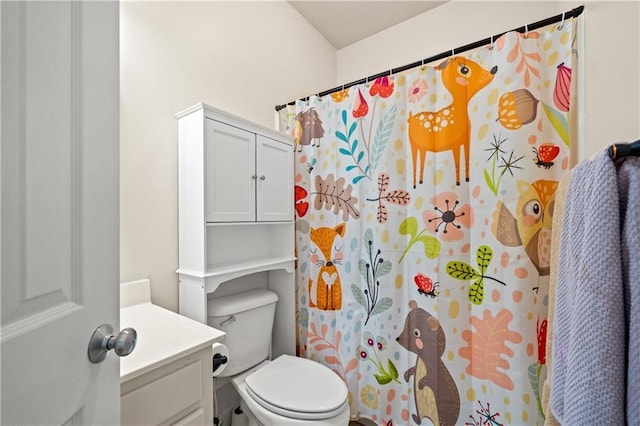 9791 Aspen Cir, Daphne, AL 36527 - full bath with vanity and a shower with shower curtain