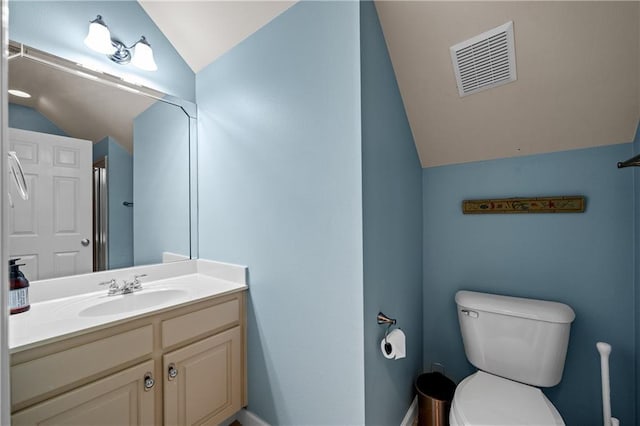 9791 Aspen Cir, Daphne, AL 36527 - full bathroom with lofted ceiling and vanity