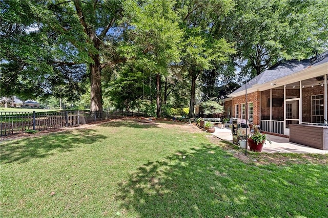 9791 Aspen Cir, Daphne, AL 36527 - fenced backyard featuring a patio