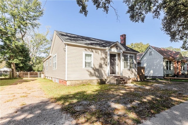 view of bungalow-style home