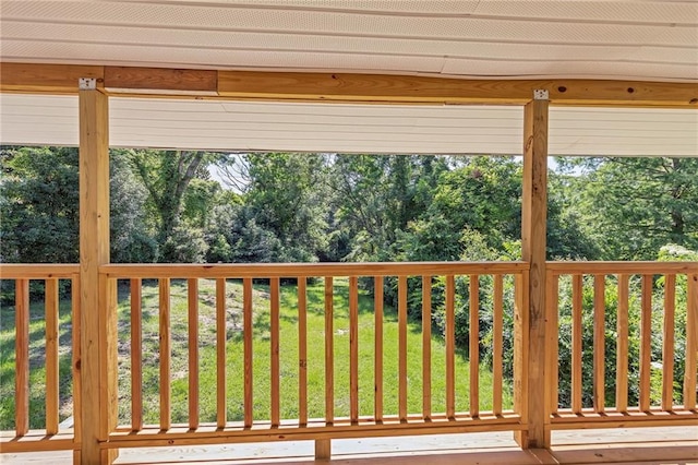 703 Townsend Cir, Chickasaw, AL 36611 - deck with a lawn
