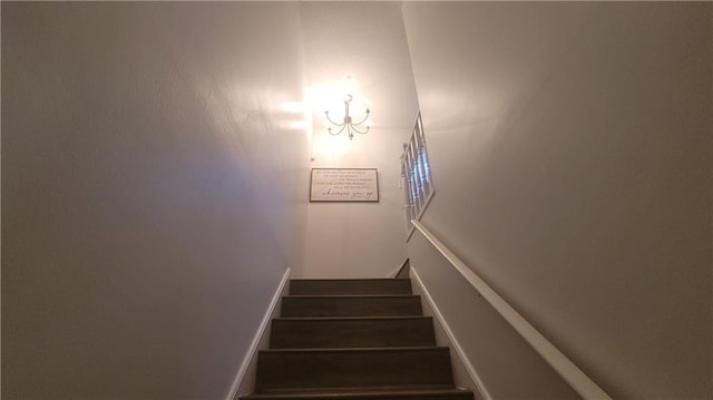 view of stairs