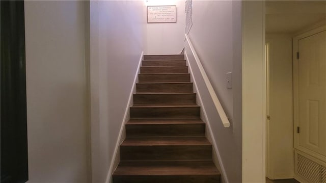 view of staircase