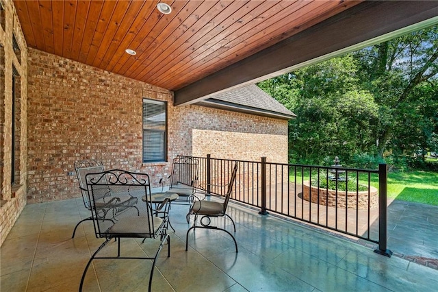 view of patio / terrace