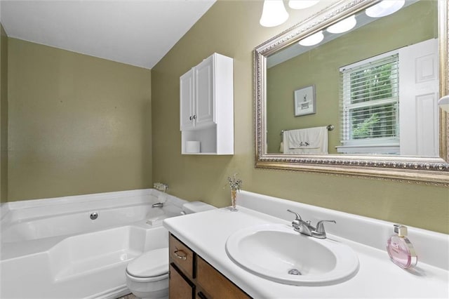 12850 Saeger Rd, Grand Bay, AL 36541 - full bathroom featuring vanity and a bath