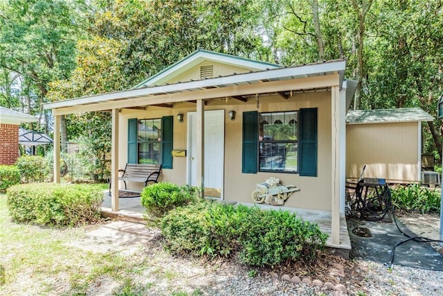 12850 Saeger Rd, Grand Bay, AL 36541 - view of front of house featuring covered porch