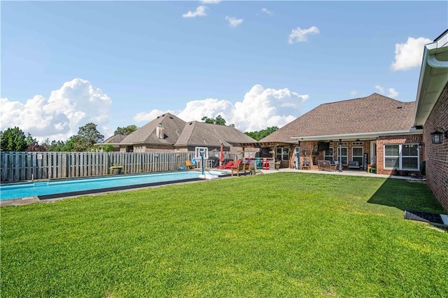 2217 Shandwick Dr, Mobile, AL 36695 - view of yard with a patio area