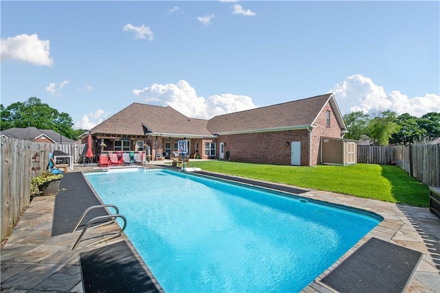 2217 Shandwick Dr, Mobile, AL 36695 - view of swimming pool featuring a patio area