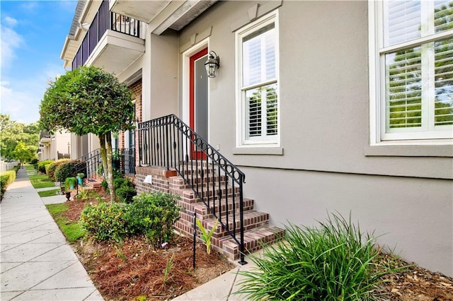 101 Fairhope Ct N Unit 16, Fairhope, AL 36532 - view of exterior entry with stucco siding