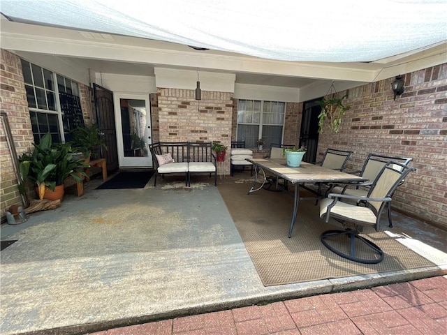 view of patio / terrace with outdoor dining space