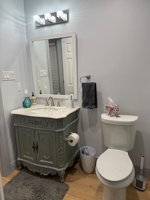 1071 Coke Ct, Mobile, AL 36695 - bathroom with vanity and wood finished floors
