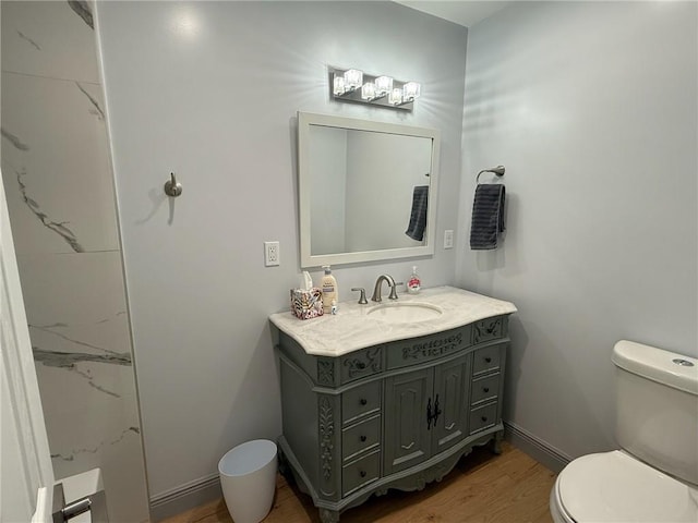1071 Coke Ct, Mobile, AL 36695 - bathroom featuring vanity and wood finished floors