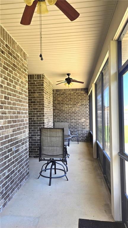 1109 Orlando Dr, Foley, AL 36535 - view of patio with ceiling fan