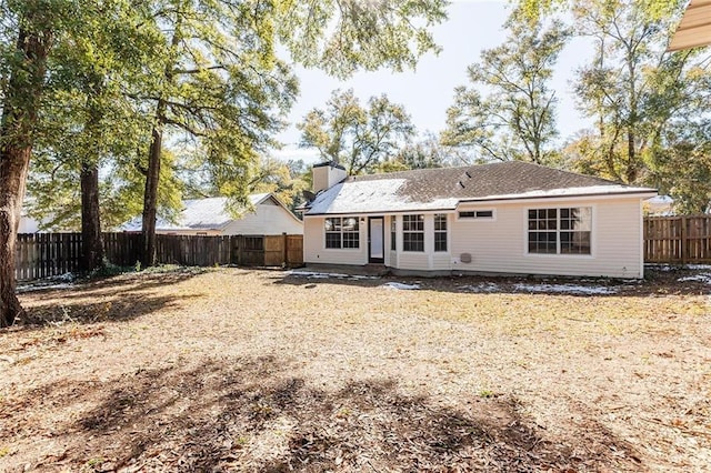 view of rear view of property