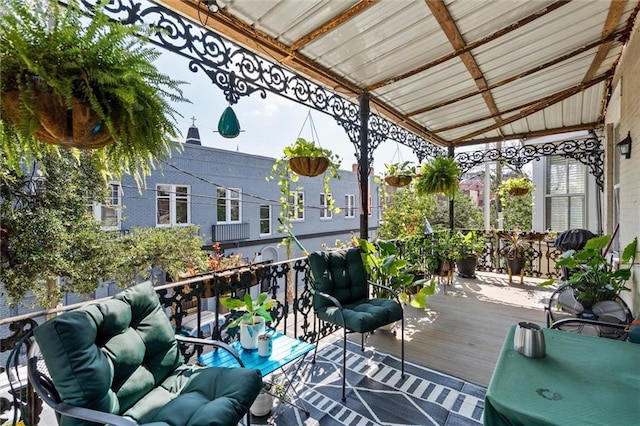51 Jackson St N Unit A, Mobile, AL 36602 - view of wooden deck