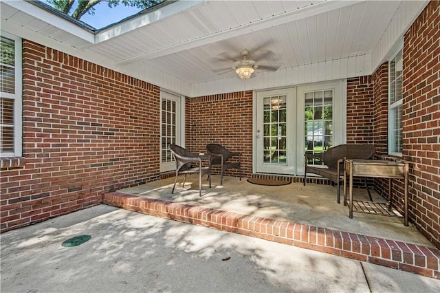 8653 Rosalene St E, Grand Bay, AL 36541 - view of patio featuring a ceiling fan