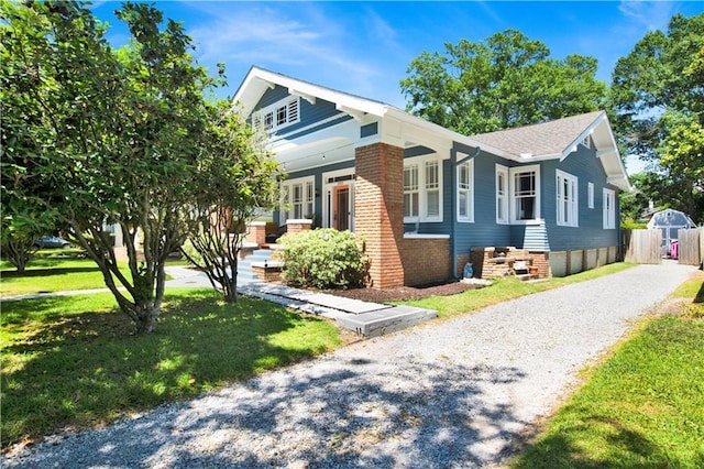 303 Monterey St S, Mobile, AL 36604 - view of front of property with covered porch and roof with shingles