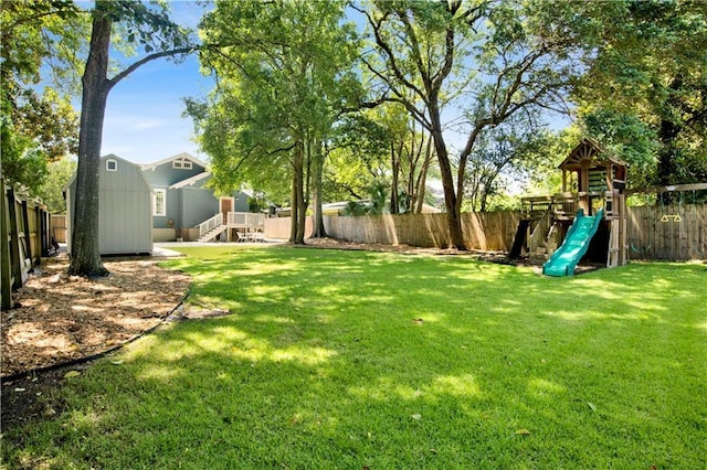 303 Monterey St S, Mobile, AL 36604 - view of yard with a playground