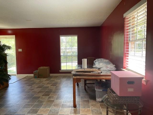 home office featuring baseboards