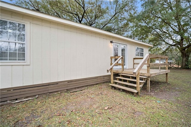 view of rear view of property