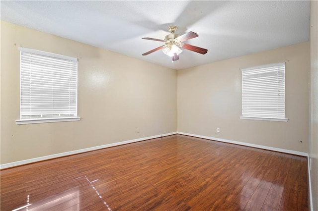 7183 Pine Barren Ct, Mobile, AL 36695 - empty room with wood-type flooring and ceiling fan