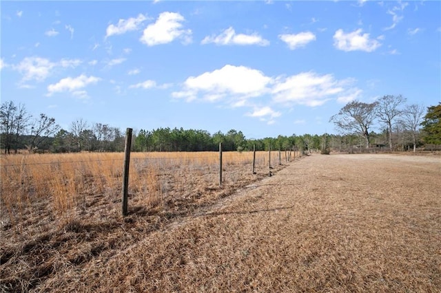 exterior space featuring a rural view