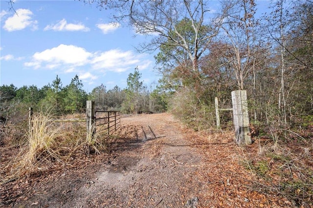 view of road