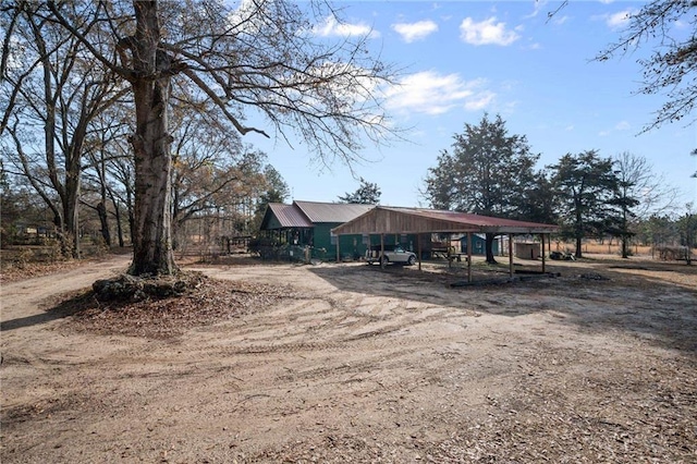 view of front of home