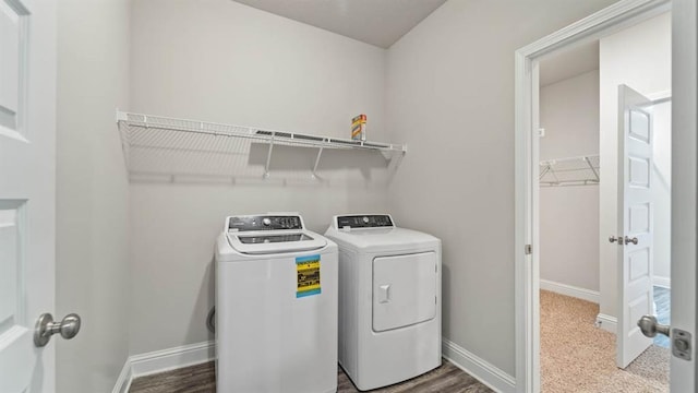 2260 Nadine Ln, Mobile, AL 36695 - washroom with washer and clothes dryer and baseboards