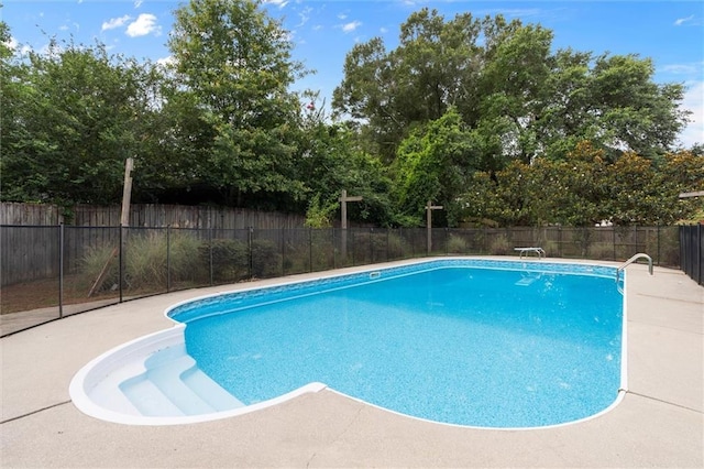 405 Baker Rd, Satsuma, AL 36572 - view of swimming pool with a fenced backyard and a patio