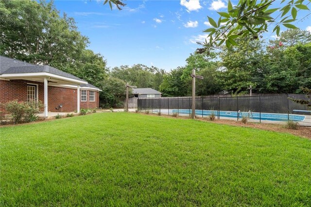 405 Baker Rd, Satsuma, AL 36572 - view of yard with a ceiling fan