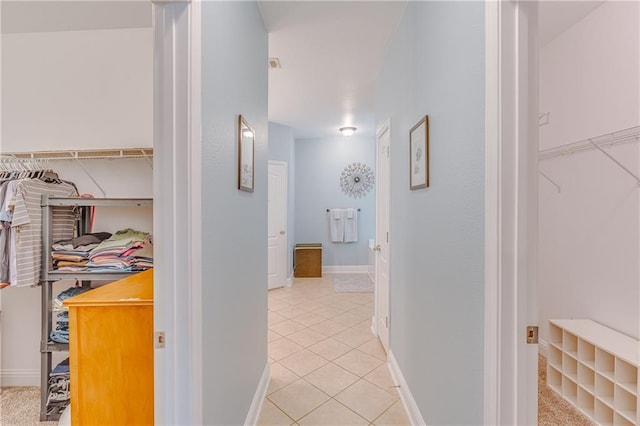 10808 Legacy Ln, Mobile, AL 36608 - hall featuring light tile patterned floors and baseboards