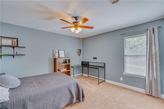 10808 Legacy Ln, Mobile, AL 36608 - bedroom featuring carpet floors and ceiling fan